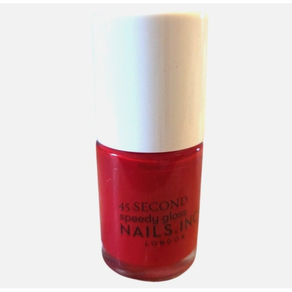 Red Nail Polish 45 Second Speedy Gloss Nails Inc Mayfair Made Me Do It France